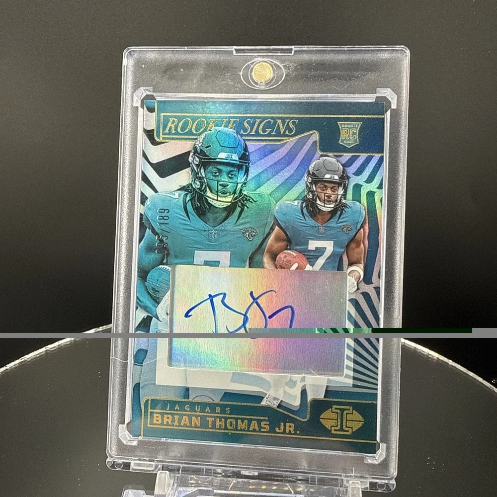2024 Panini Illusions - Rookie Signs Brian Thomas Jr. #RS-BTJ /189 (AU, RC) Mint